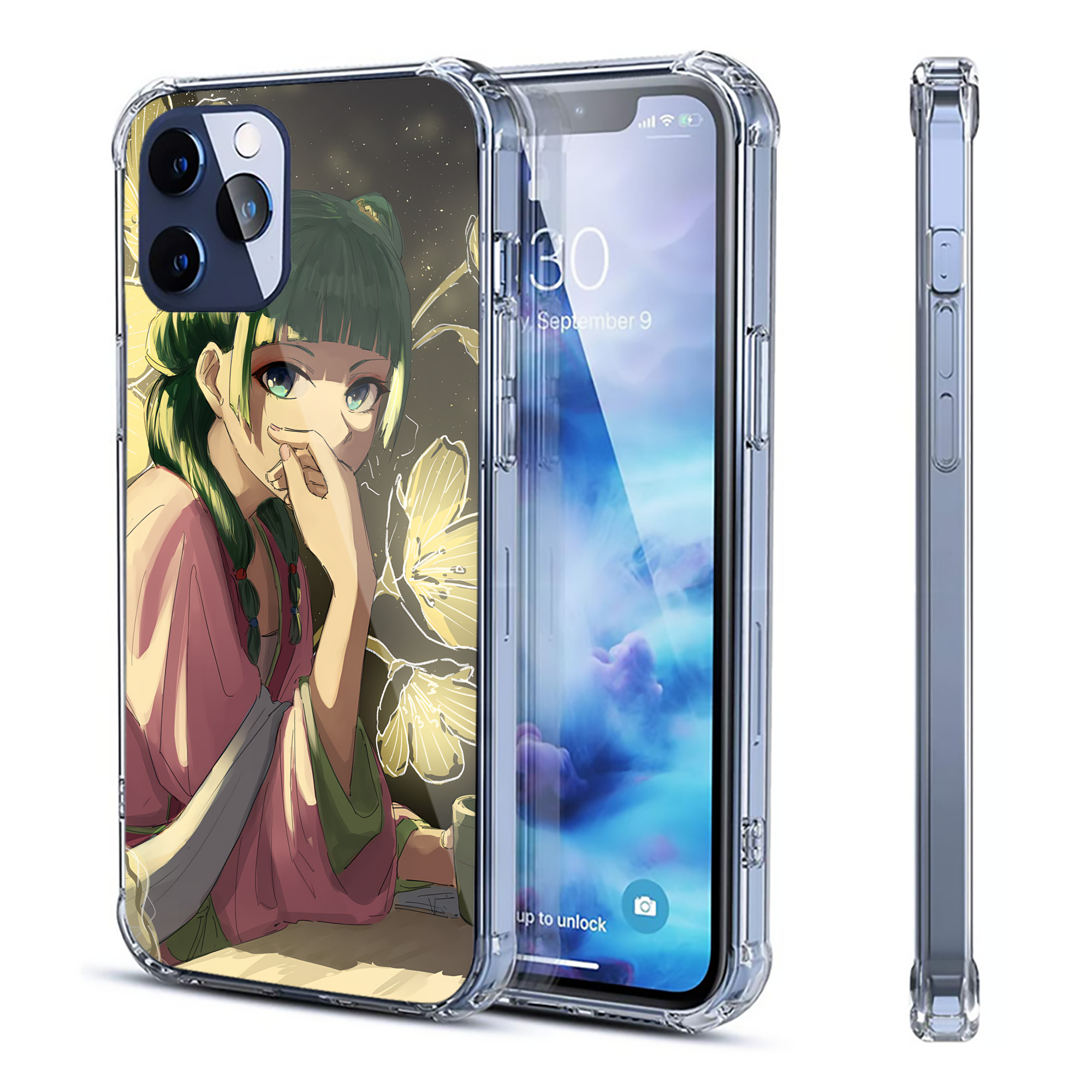 （画像用） 薬屋のひとりごと The Apothecary Diaries 【iPhone 12シリーズ対応】透明スマホケース（クリアソフトケース）